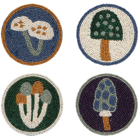 Wildgrove Beaded Coasters Set