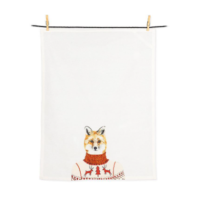 Dressed Fox Kitchen Towel