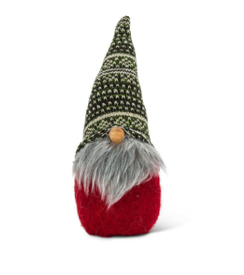 Medium Green Mix Hat Gnome