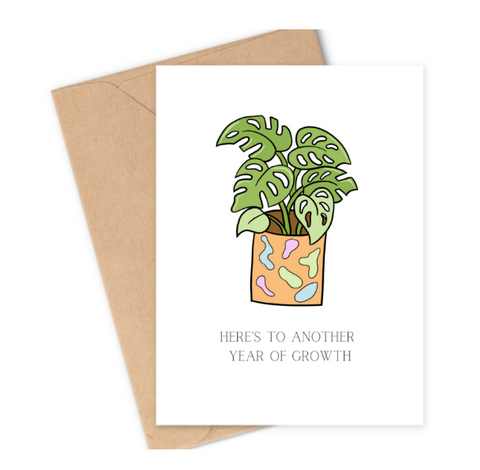 Year of Growth Greeting Card